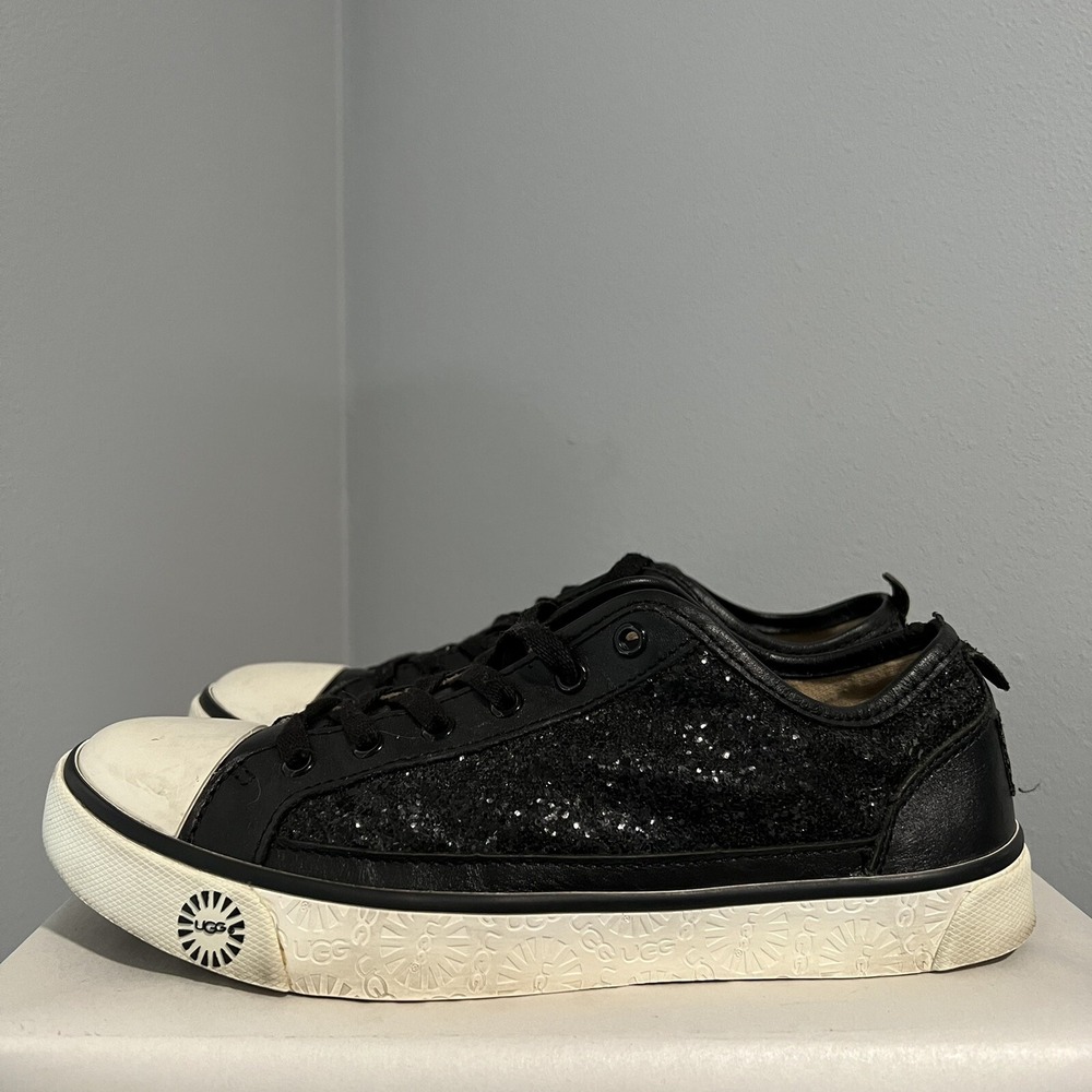 UGG Evera Glitter Womens Shoes Size 7 Black See Description**